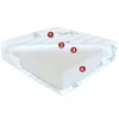 NATURAL hideghab matrac – 15 cm, Aloe Vera huzattal, 25 kg/m³, vákuumcsomagolt