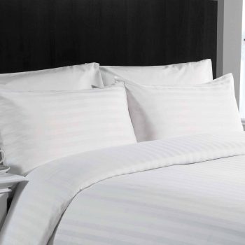 CVC paplanhuzat 140x200 cm, T-250, 1 cm csíkos, fehér